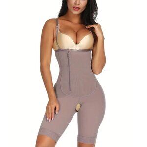 Plus Size Superfit Underbust Side Zipper Tummy Control Compression Body Shaper